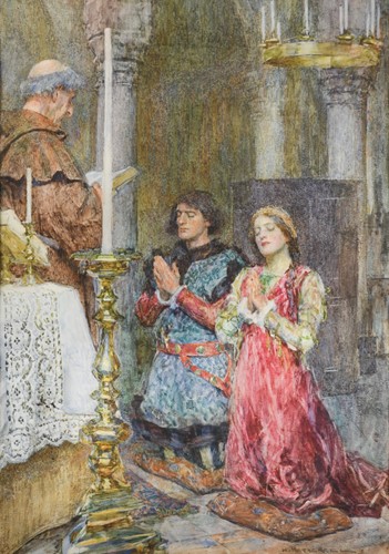 Lot 347 - William Hatherell, R.I. (1855-1928) Friar...