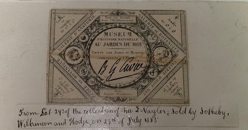 Lot 311 - CUVIER (Georges, Baron; 1769-1832) Printed...