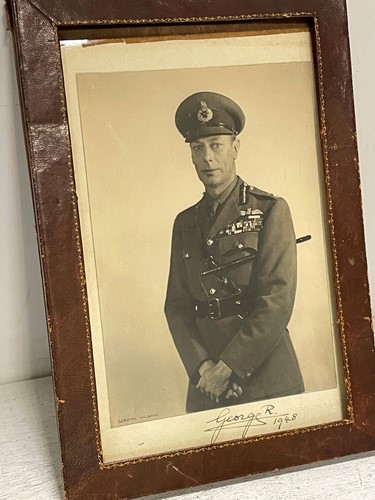 Lot 314 - WILDING (Wilding) portrait photograph of King...