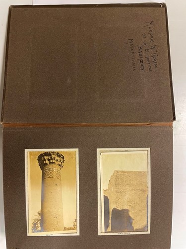 Lot 308 - World War One nurse's photograph album...
