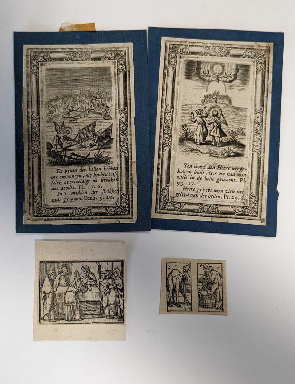 Lot 4 - Collection of 15 woodcuts and engravings, 16th...