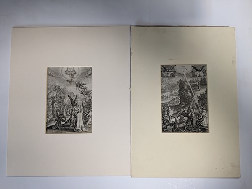 Lot 4 - Collection of 15 woodcuts and engravings, 16th...