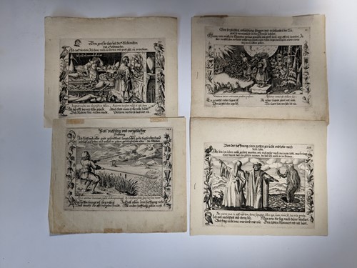 Lot 2 - Group of 18 engravings, 17th century, with...