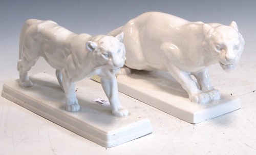 Lot 108 - A Berlin porcelain white glazed model of a...