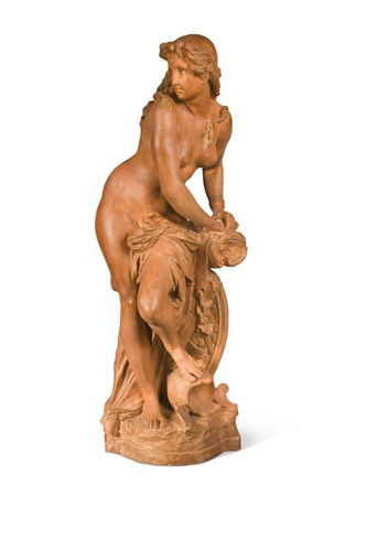 Lot 596 - Albert-Ernest Carrier-Belleuse (1824 - 1887), L'Amazone Captive