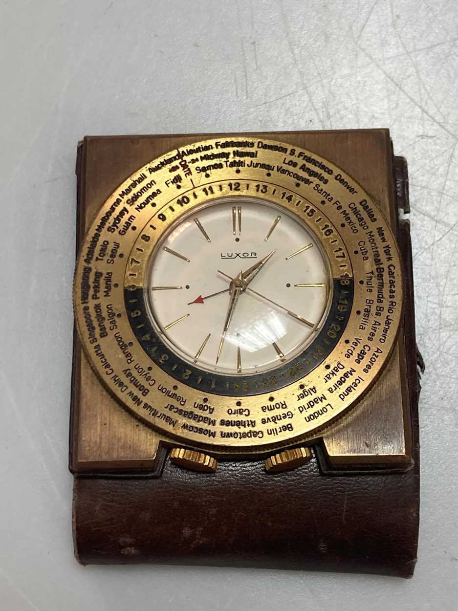 Lot 165 - Luxor - A world time travelling alarm clock,...