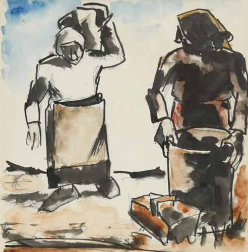 Lot 386 - Josef Herman OBE, RA (1911-2000)