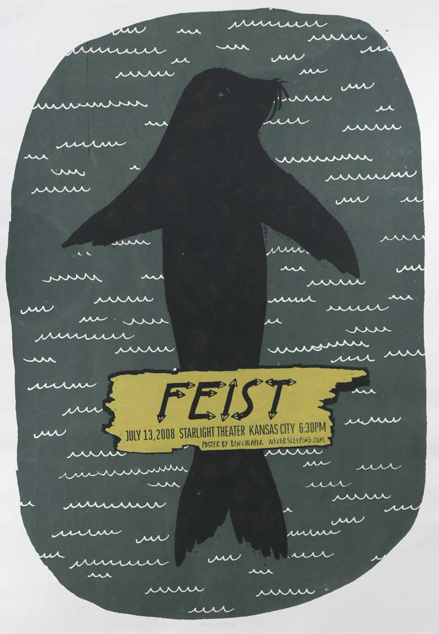 Lot 284 - Two limited edition band posters