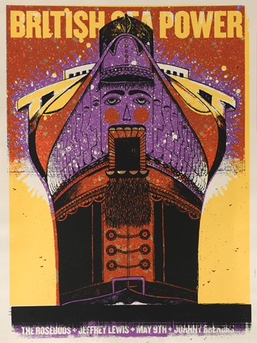 Lot 284 - Two limited edition band posters
