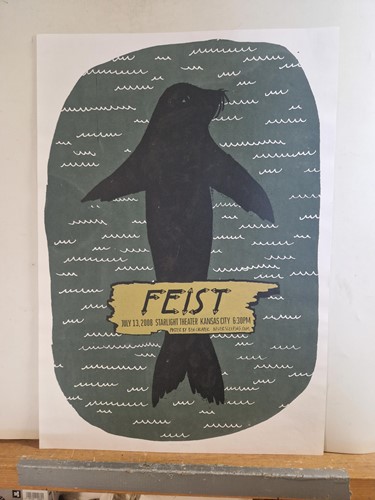 Lot 284 - Two limited edition band posters