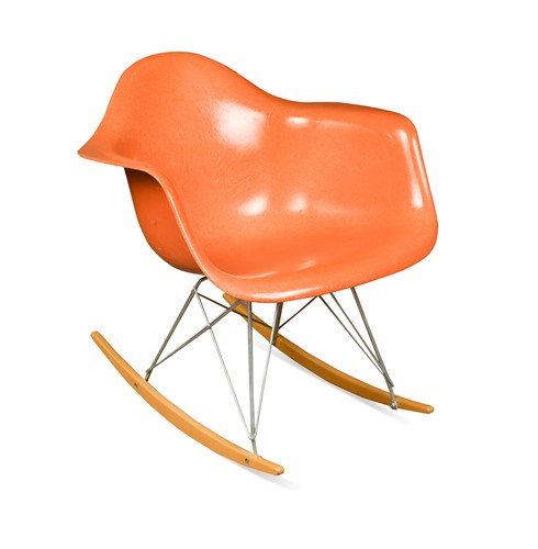 Lot 240 - Charles & Ray Eames for Herman Miller, an RAR rocking chair