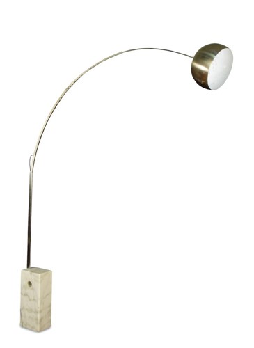 Lot 259 - An Arco floor lamp after the original 1962 design by Achille Castiglioni and Pier Giacomo Castiglioni