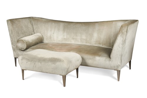 Lot 277 - Jasper Morrison for Cappellini, a model 934 three-seat sofa and footstool