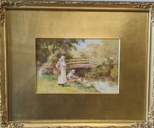 Lot 422 - Two watercolours by Josh Fisher
