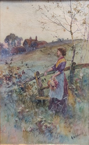 Lot 420 - Alfred Fontville De Breanski (1877-1957)