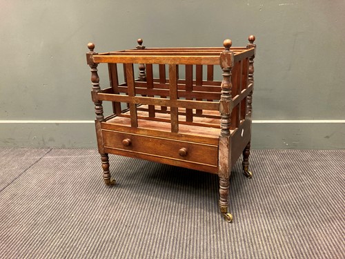 Lot 543 - A Regency mahogany canterbury, 49cm wide