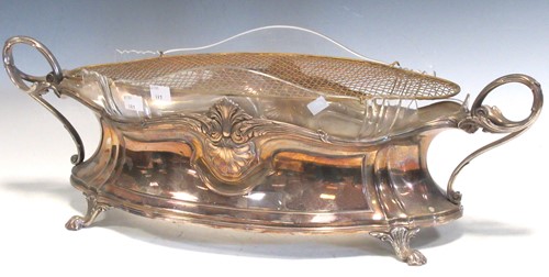 Lot 258 - WMF, an Art Nouveau electroplated Rococo...