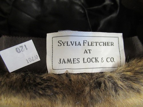 Lot 60 - A Fur hat by Sylvia Fletcher at James Lock &...