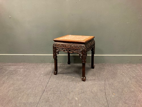 Lot 481 - An early 20th century Chinese hard wood and...