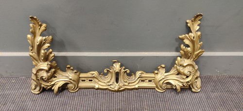 Lot 588 - A pair of French gilt bronze acanthus design...