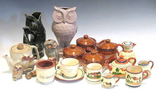 Lot 109 - A collection various ceramics to include of...
