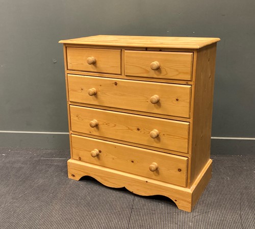 Lot 521 - Three modern pine units, to include a chest of...