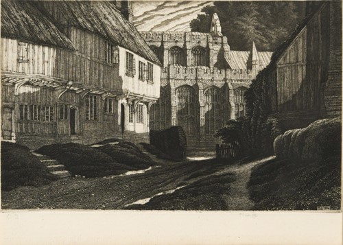 Lot 493 - Frederick Landseer Griggs RA, RE, FSA (1876-1938)