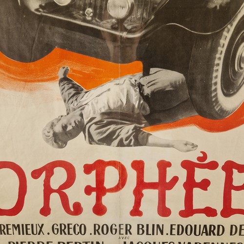 Lot 282 - A 1950s film poster for Cocteau's Orphée