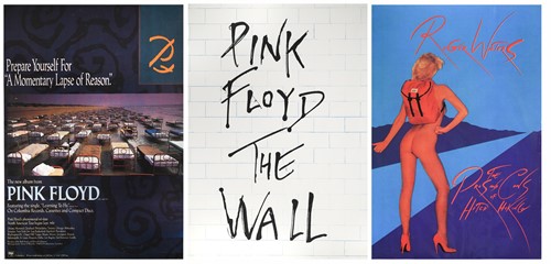 Lot 308 - Pink Floyd interest, a group of three promotional posters