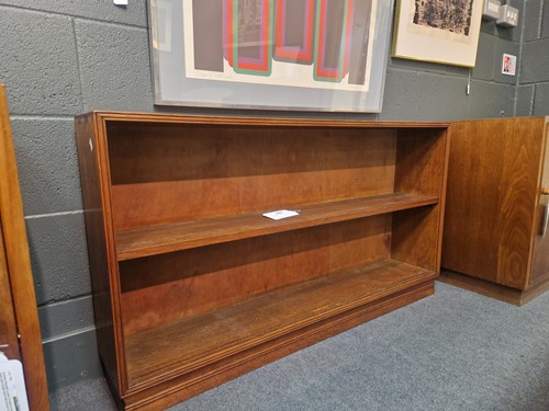 Lot 184 - A Cotswold School oak low bookcase