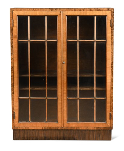 Lot 237 - An Art Deco walnut glazed bookcase