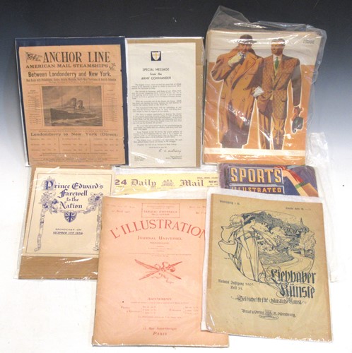 Lot 130 - A box of good quality ephemera