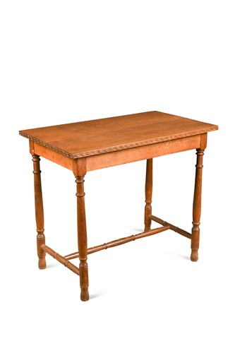 Lot 186 - In the manner of Arthur Romney Green (1872-1945), a Cotswold School oak  side table