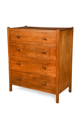 Lot 210 - A Heal's oak 'Letchworth' chest of drawers