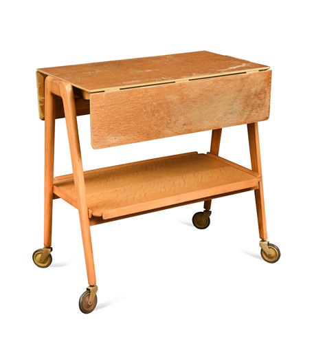 Lot 238 - Remploy, a mid-century drop-flap drinks trolley