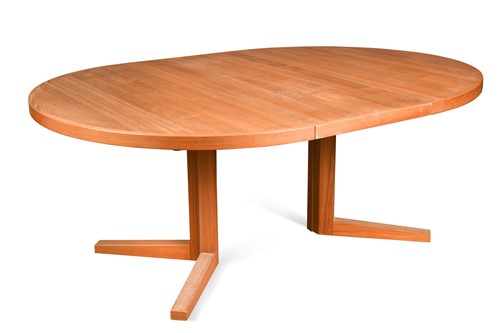 Lot 246 - A Danish teak circular dining table by C J Rosengaarden