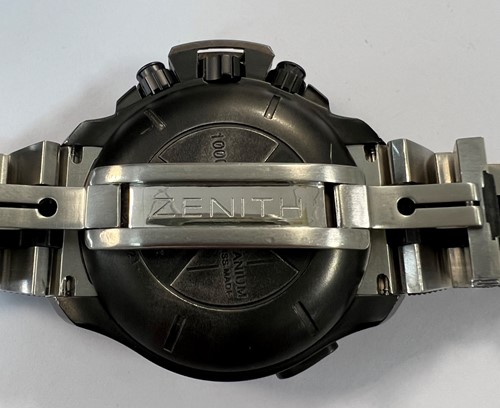 Lot 223 - Zenith - A steel and titanium 'El Primero Defy Xtreme Open' chronograph wristwatch