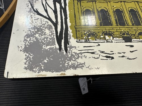 Lot 264 - John Piper for Terence Conran, a 'London Skyline' two-tier coffee table