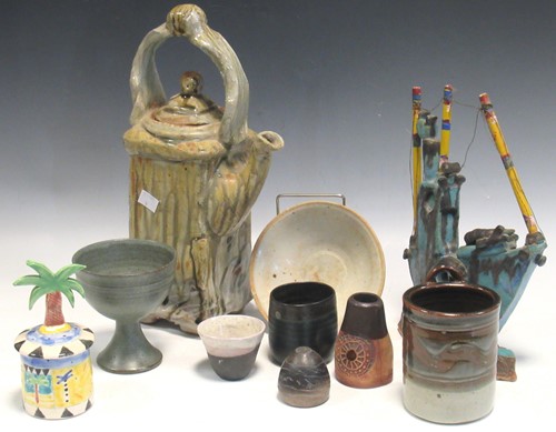 Lot 22 - A collection of Studio Pottery, including...