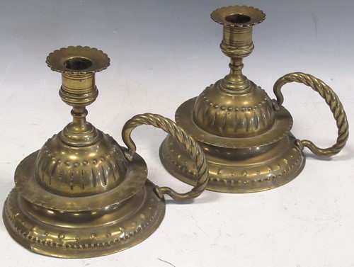 Lot 14 - A pair of 20th century Arts & Crafts chamber...