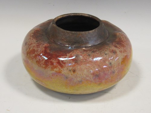Lot 48 - An unusual bulbous vase, 19th century