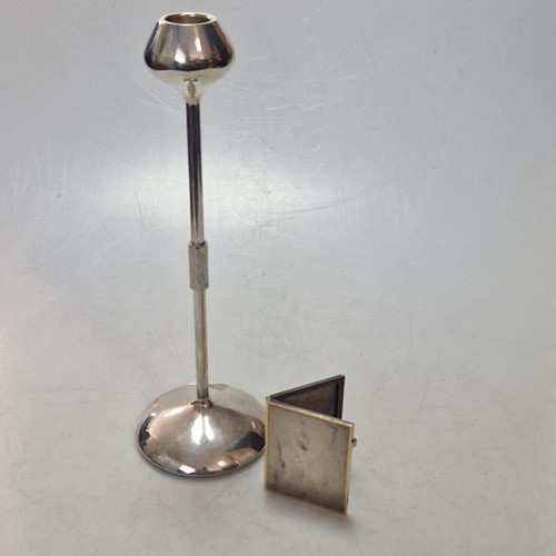 Lot 228 - A silver miniature Gucci double-section photo...