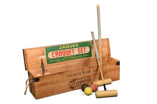 Lot 867 - A John Jaques & Son London croquet set