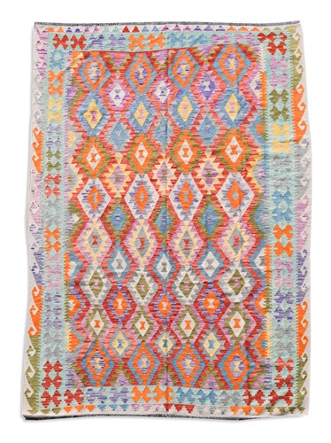 Lot 276 - A contemporary hand-knotted pure wool kilim carpet