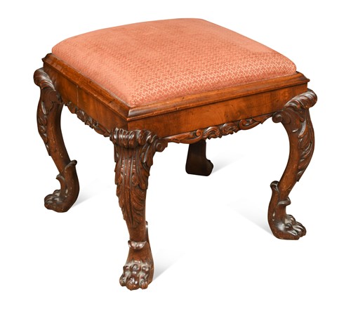 Lot 830 - A William IV mahogany stool