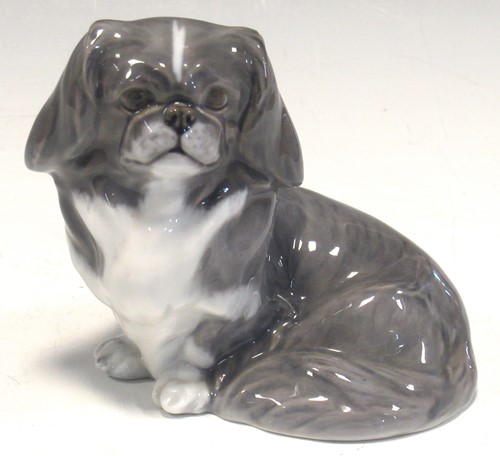 Lot 39 - A Royal Copenhagen model of a Pekinese, 13cm high