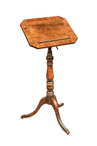 Lot 776 - A Regency mahogany adjustable reading table