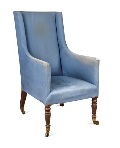 Lot 773 - A Gillows style mahogany armchair, 19th century