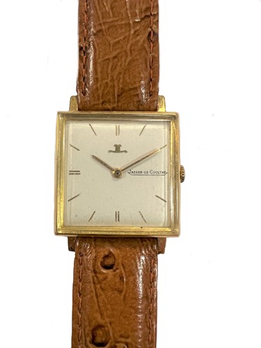 Lot 203 - Jaeger-LeCoultre - A French 18ct gold wristwatch