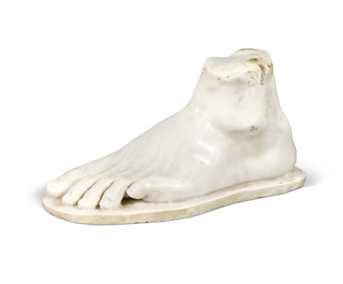 Lot 677 - A model of Mercutio’s foot in the Grand Tour style